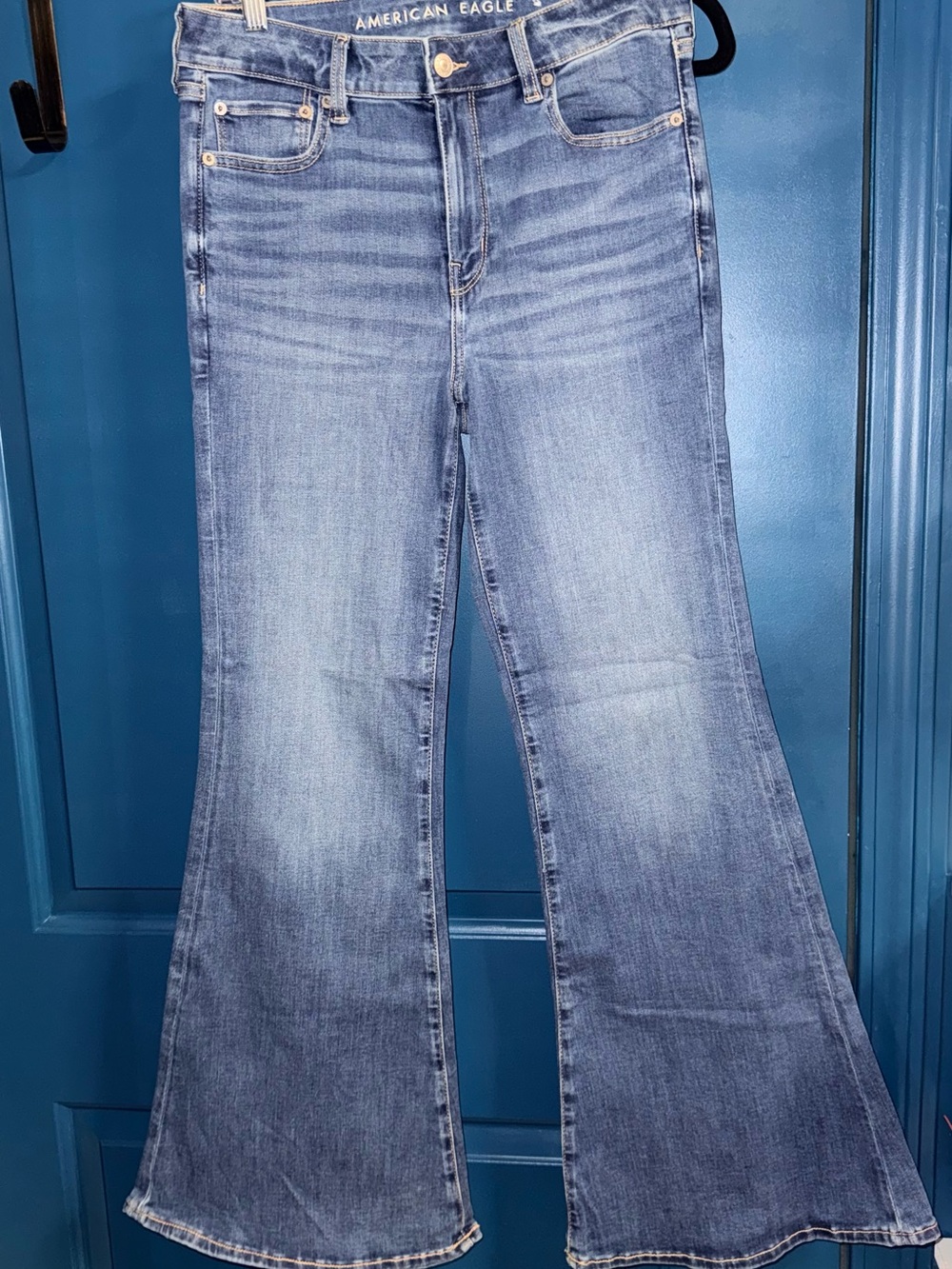 American Eagle Outfitters Light Wash Flare Jeans